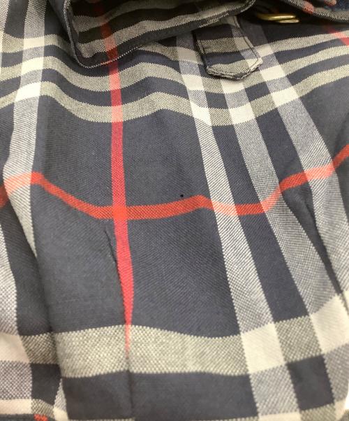 Burberry's（バーバリーズ）Burberry's (バーバリーズ) クロップドパンツ　ノバチェック ネイビー サイズ:Lの古着・服飾アイテム