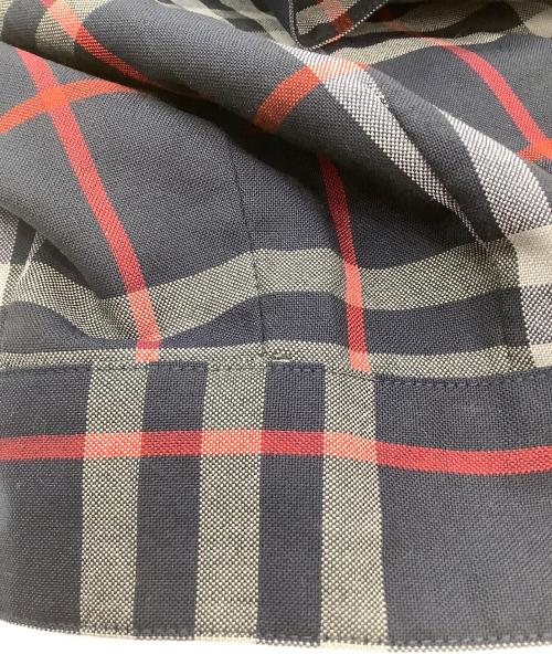 Burberry's（バーバリーズ）Burberry's (バーバリーズ) クロップドパンツ　ノバチェック ネイビー サイズ:Lの古着・服飾アイテム