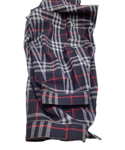 Burberry's（バーバリーズ）Burberry's (バーバリーズ) クロップドパンツ　ノバチェック ネイビー サイズ:Lの古着・服飾アイテム