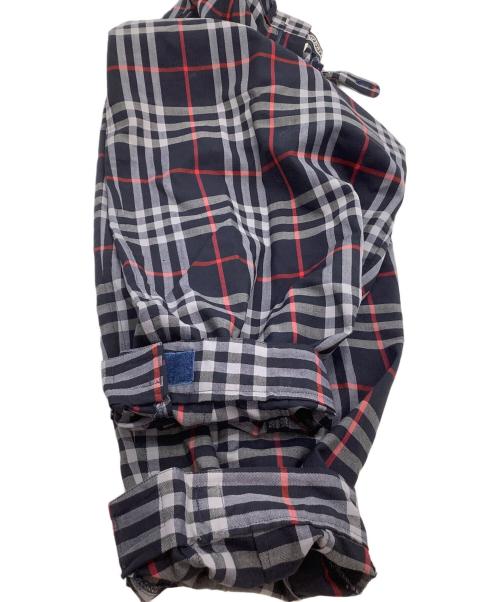 Burberry's（バーバリーズ）Burberry's (バーバリーズ) クロップドパンツ　ノバチェック ネイビー サイズ:Lの古着・服飾アイテム