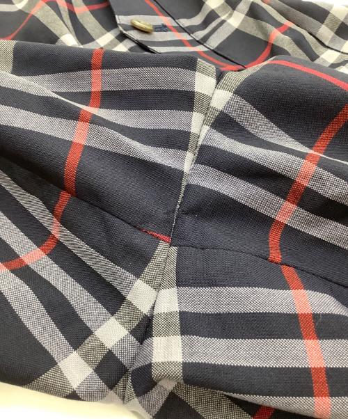 Burberry's（バーバリーズ）Burberry's (バーバリーズ) クロップドパンツ　ノバチェック ネイビー サイズ:Lの古着・服飾アイテム