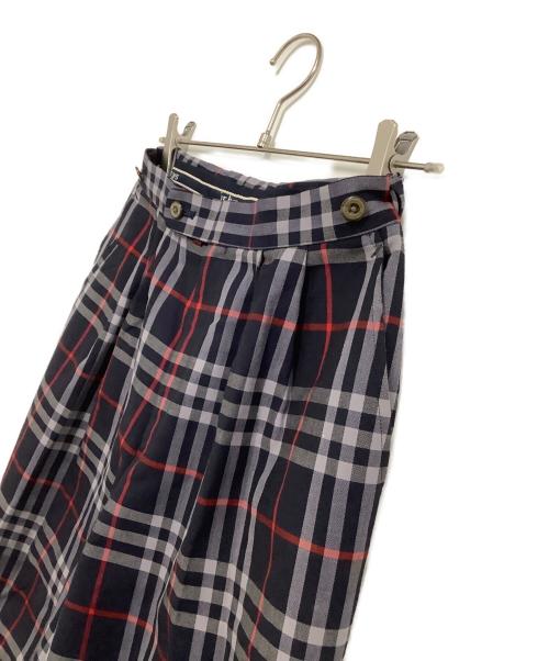 Burberry's（バーバリーズ）Burberry's (バーバリーズ) クロップドパンツ　ノバチェック ネイビー サイズ:Lの古着・服飾アイテム