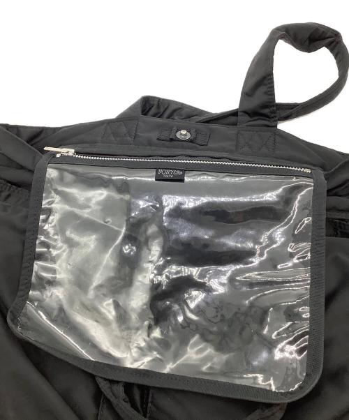 PORTER（ポーター）PORTER (ポーター) トートバッグ　タンカー　TOTE BAG ブラックの古着・服飾アイテム