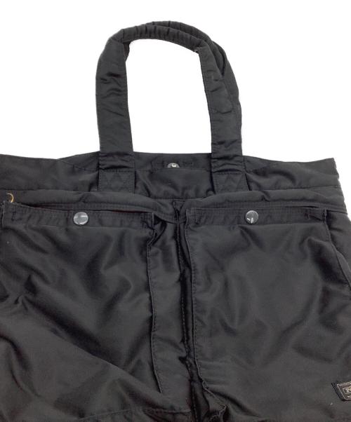 PORTER（ポーター）PORTER (ポーター) トートバッグ　タンカー　TOTE BAG ブラックの古着・服飾アイテム