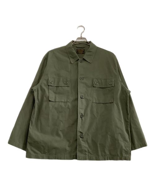 WACKO MARIA（ワコマリア）WACKO MARIA (ワコマリア) ミリタリーシャツ　GUILTY PARTIES カーキ サイズ:Lの古着・服飾アイテム