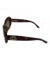 中古・古着 GUCCI (グッチ) サングラス　インターロッキングG ラインストーン ブラウン：12000円