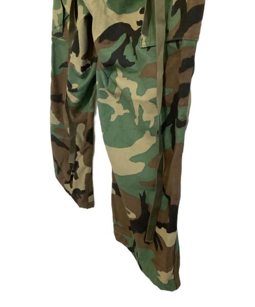 ミリタリー（ミリタリー）ミリタリー (ミリタリー) ミリタリーパンツ　カモフラージュ柄 カーキ サイズ:Mの古着・服飾アイテム