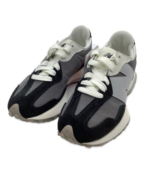 NEW BALANCE（ニューバランス）NEW BALANCE (ニューバランス) ローカットスニーカー ブラック×グレー サイズ:24 未使用品の古着・服飾アイテム