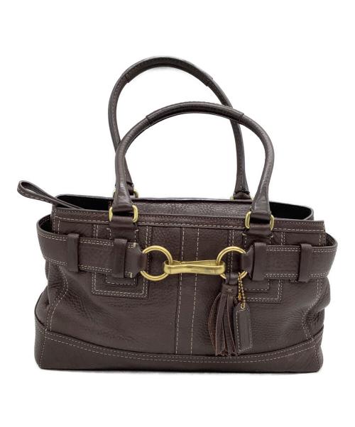 COACH（コーチ）COACH (コーチ) ハンドバッグ ブラウンの古着・服飾アイテム