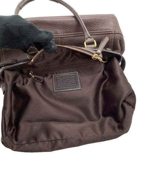 COACH（コーチ）COACH (コーチ) ハンドバッグ ブラウンの古着・服飾アイテム