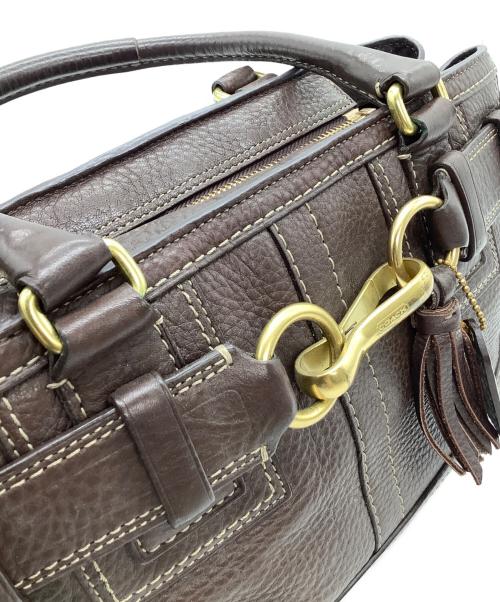 COACH（コーチ）COACH (コーチ) ハンドバッグ ブラウンの古着・服飾アイテム