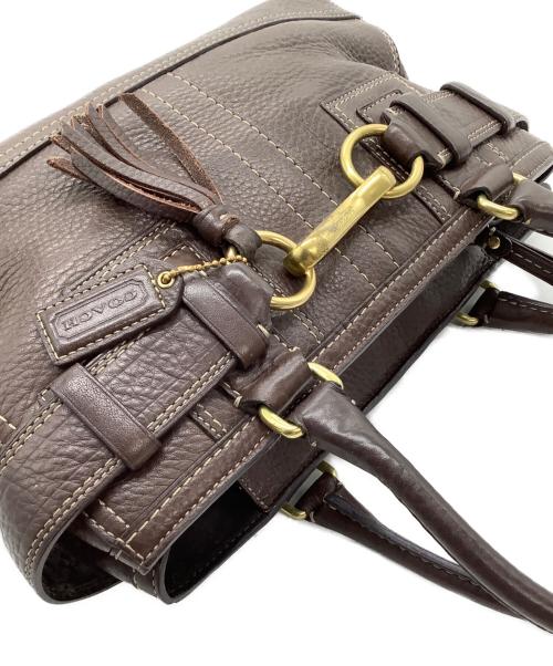 COACH（コーチ）COACH (コーチ) ハンドバッグ ブラウンの古着・服飾アイテム