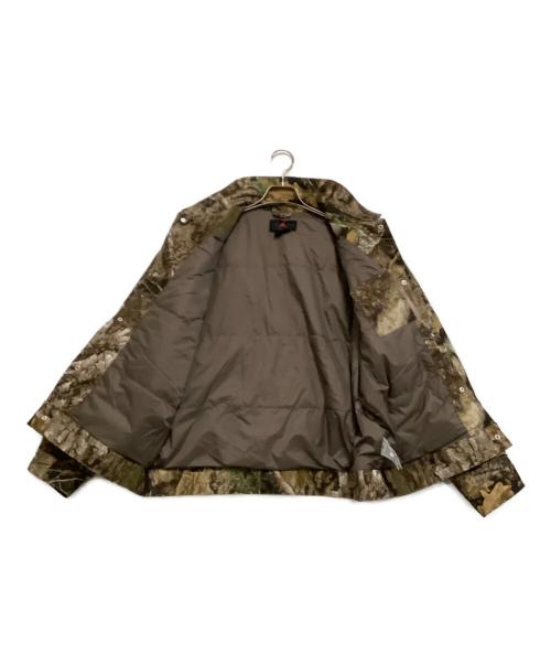 JORDAN（ジョーダン）JORDAN (ジョーダン) 中綿ジャケット　カモフラージュ柄　FLT CHI ジャケット カーキ サイズ:Mの古着・服飾アイテム