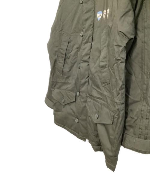 adidas Originals（アディダスオリジナル）adidas Originals (アディダスオリジナル) 中綿ジャケット　ミリタリーライク カーキ サイズ:Mの古着・服飾アイテム