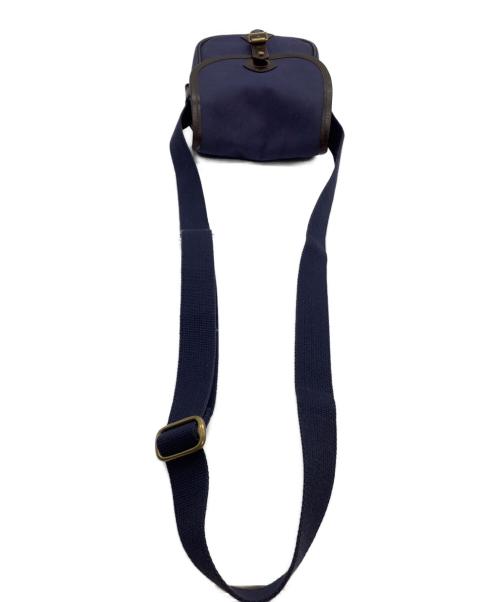 Whitehouse Cox（ホワイトハウスコックス）Whitehouse Cox (ホワイトハウスコックス) ショルダーバッグ SMALL SHOULDER BAG ネイビー×ブラウンの古着・服飾アイテム