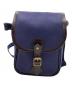 Whitehouse Cox (ホワイトハウスコックス) ショルダーバッグ SMALL SHOULDER BAG ネイビー×ブラウン：13000円