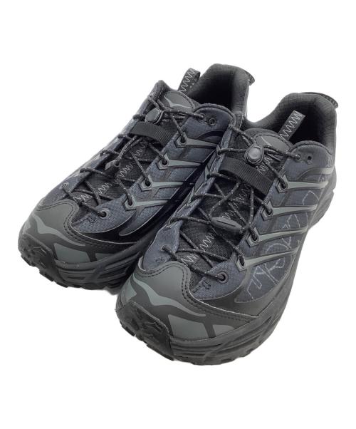 HOKAONEONE（ホカオネオネ）HOKAONEONE (ホカオネオネ) ローカットスニーカー Mafate Three2 Wordmark ブラック サイズ:27の古着・服飾アイテム