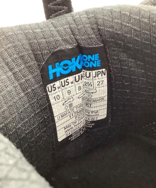 HOKAONEONE（ホカオネオネ）HOKAONEONE (ホカオネオネ) ローカットスニーカー Mafate Three2 Wordmark ブラック サイズ:27の古着・服飾アイテム
