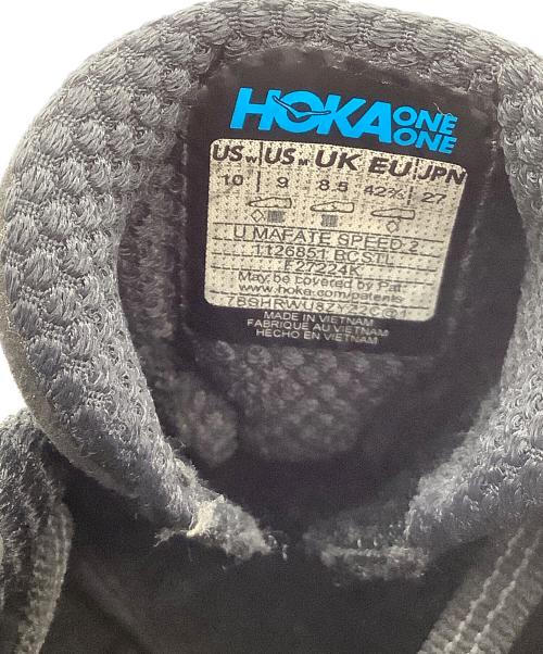 HOKAONEONE（ホカオネオネ）HOKAONEONE (ホカオネオネ) ローカットスニーカー MAFATE SPEED 2 ブラック サイズ:27の古着・服飾アイテム