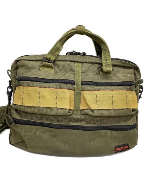 BRIEFING（ブリーフィング）BRIEFING (ブリーフィング) 2WAYブリーフ ケース　C-3 LINNER カーキの古着・服飾アイテム