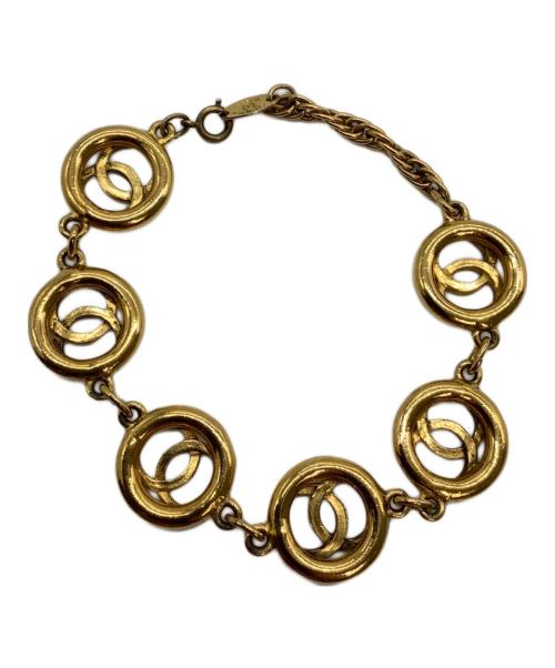 CHANEL（シャネル）CHANEL (シャネル) ココマークブレスレット　1982 ヴィンテージ  ゴールドの古着・服飾アイテム