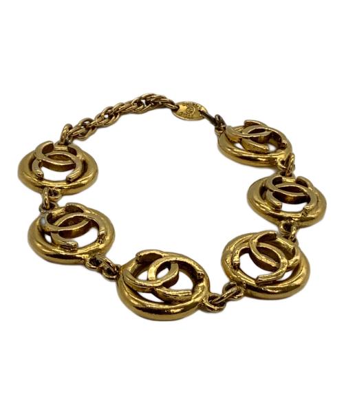 CHANEL（シャネル）CHANEL (シャネル) ココマークブレスレット　1982 ヴィンテージ  ゴールドの古着・服飾アイテム