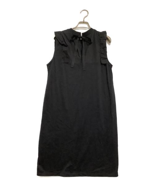 PRADA（プラダ）PRADA (プラダ) ノースリーブワンピース ブラック サイズ:Mの古着・服飾アイテム