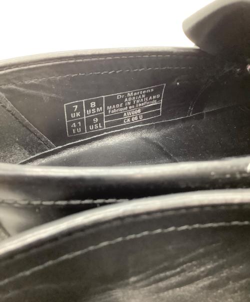 Dr.Martens（ドクターマーチン）Dr.Martens (ドクターマーチン) タッセルローファー ADRIAN ブラック サイズ:UK7の古着・服飾アイテム