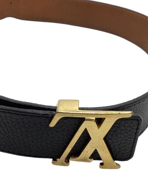 LOUIS VUITTON（ルイ ヴィトン）LOUIS VUITTON (ルイ ヴィトン) レザーベルト ブラックの古着・服飾アイテム