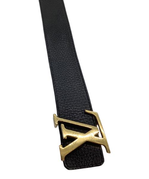 LOUIS VUITTON（ルイ ヴィトン）LOUIS VUITTON (ルイ ヴィトン) レザーベルト ブラックの古着・服飾アイテム
