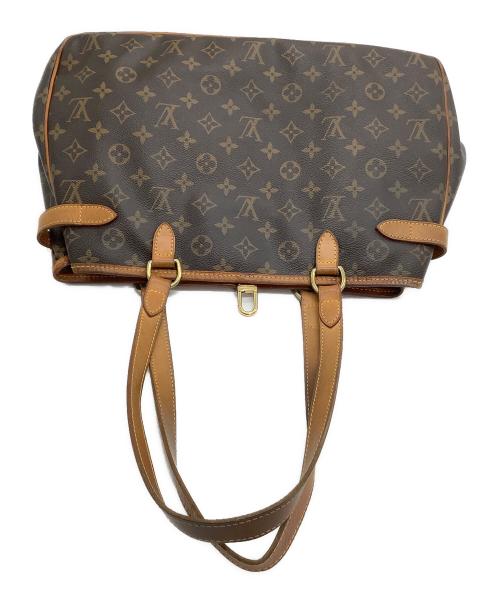 LOUIS VUITTON（ルイ ヴィトン）LOUIS VUITTON (ルイ ヴィトン) ショルダートートバッグ　モノグラム　バティニョール オリゾンタル ブラウンの古着・服飾アイテム