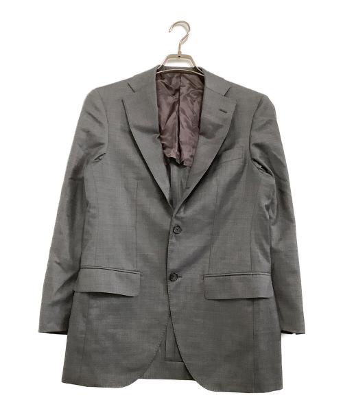 SHIPS（シップス）SHIPS (シップス) セットアップスーツ オーストラリス シャークスキン スーツ グレー サイズ:46の古着・服飾アイテム