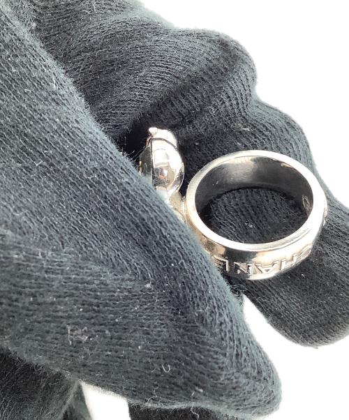 CHANEL（シャネル）CHANEL (シャネル) ラインストーンフラワーリング シルバー×ブラウン サイズ:表記なしの古着・服飾アイテム