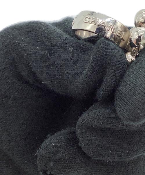 CHANEL（シャネル）CHANEL (シャネル) ラインストーンフラワーリング シルバー×ブラウン サイズ:表記なしの古着・服飾アイテム