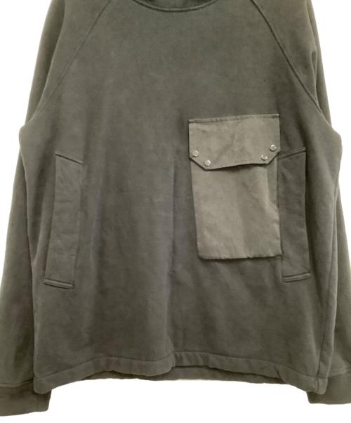 TEN-C（テンシー）TEN-C (テンシー) プルオーバーパーカー　Cargo-pocket Detail Hoodie ブラック サイズ:XLの古着・服飾アイテム