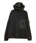 TEN-C（テンシー）の古着「プルオーバーパーカー　Cargo-pocket Detail Hoodie」｜ブラック