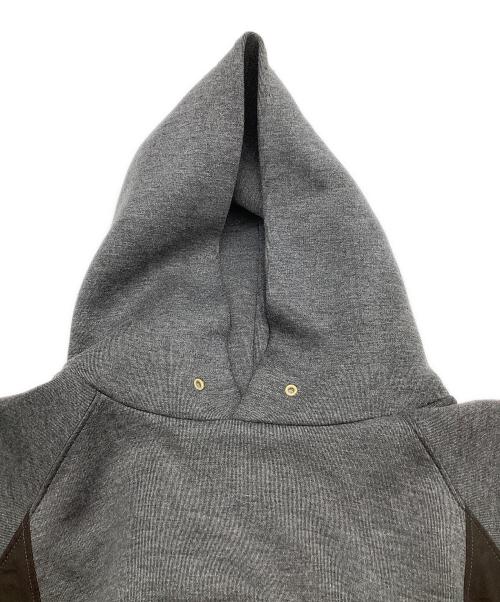KOLOR（カラー）KOLOR (カラー) 異素材切替スウェット　18SS グレー×ブラック サイズ:3の古着・服飾アイテム