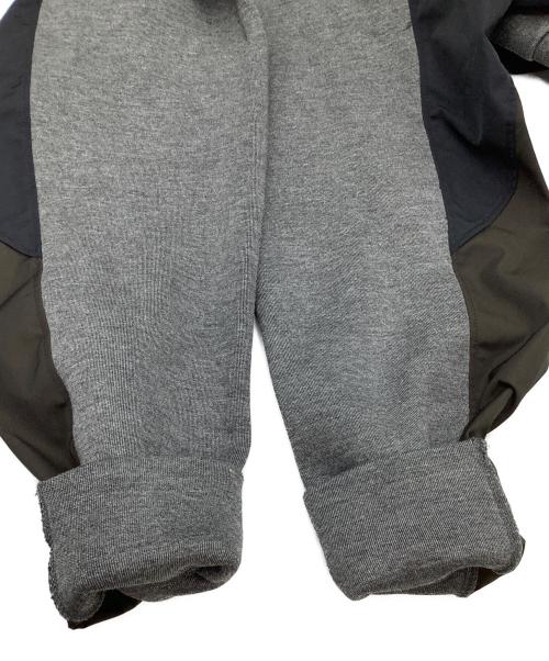 KOLOR（カラー）KOLOR (カラー) 異素材切替スウェット　18SS グレー×ブラック サイズ:3の古着・服飾アイテム