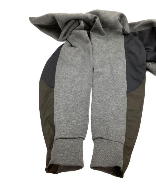 KOLOR（カラー）KOLOR (カラー) 異素材切替スウェット　18SS グレー×ブラック サイズ:3の古着・服飾アイテム
