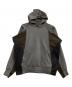 KOLOR（カラー）の古着「異素材切替スウェット　18SS」｜グレー×ブラック