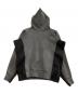KOLOR (カラー) 異素材切替スウェット　18SS グレー×ブラック サイズ:3：9000円