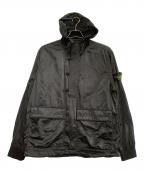 STONE ISLANDストーンアイランド）の古着「アノラックパーカー　Nylon Raso TC Smock Jacket　21AW」｜ブラック