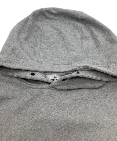 STONE ISLAND（ストーンアイランド）STONE ISLAND (ストーンアイランド) プルオーバーパーカー　ガーメントダイ プルオーバー グレー サイズ:Lの古着・服飾アイテム