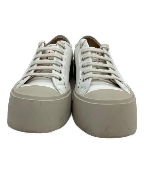MARNI（マルニ）MARNI (マルニ) ローカットスニーカー PABLO LACE-UP SNEAKER ホワイト×ベージュ サイズ:40の古着・服飾アイテム