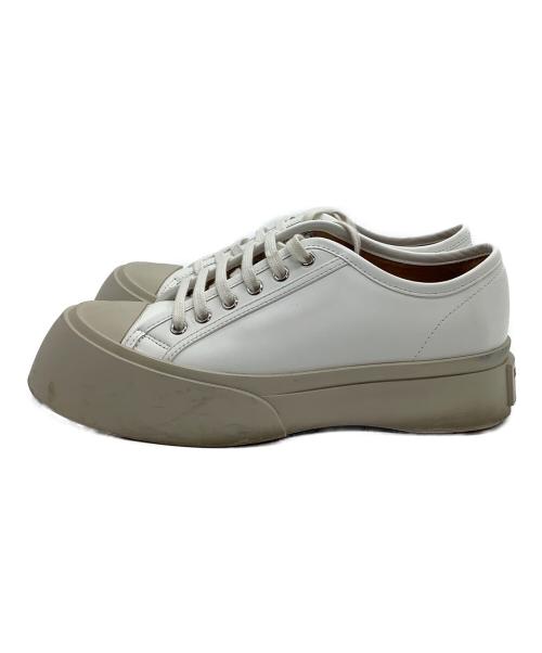 MARNI（マルニ）MARNI (マルニ) ローカットスニーカー PABLO LACE-UP SNEAKER ホワイト×ベージュ サイズ:40の古着・服飾アイテム