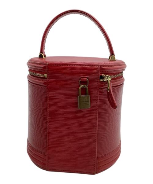 LOUIS VUITTON（ルイ ヴィトン）LOUIS VUITTON (ルイ ヴィトン) バニティバッグ エピ カンヌ カスティリアン・ レッドの古着・服飾アイテム