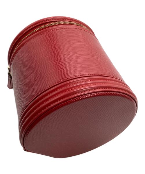 LOUIS VUITTON（ルイ ヴィトン）LOUIS VUITTON (ルイ ヴィトン) バニティバッグ エピ カンヌ カスティリアン・ レッドの古着・服飾アイテム