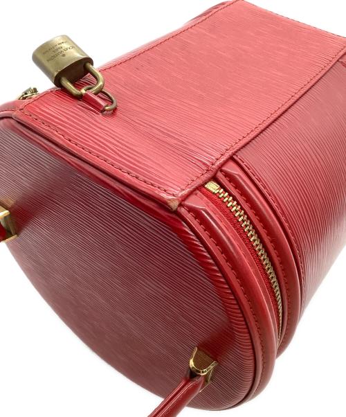 LOUIS VUITTON（ルイ ヴィトン）LOUIS VUITTON (ルイ ヴィトン) バニティバッグ エピ カンヌ カスティリアン・ レッドの古着・服飾アイテム