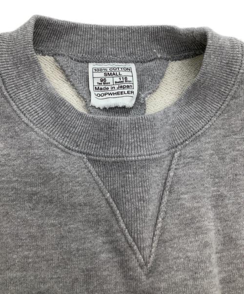 LOOPWHEELER（ループウィラー）LOOPWHEELER (ループウィラー) スウェット　	無地 グレー サイズ:Sの古着・服飾アイテム