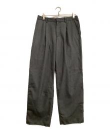 SimplyComplicated（シンプリーコンプリケイティド）の古着「スラックス　MARBELT TROUSERS」｜グレー